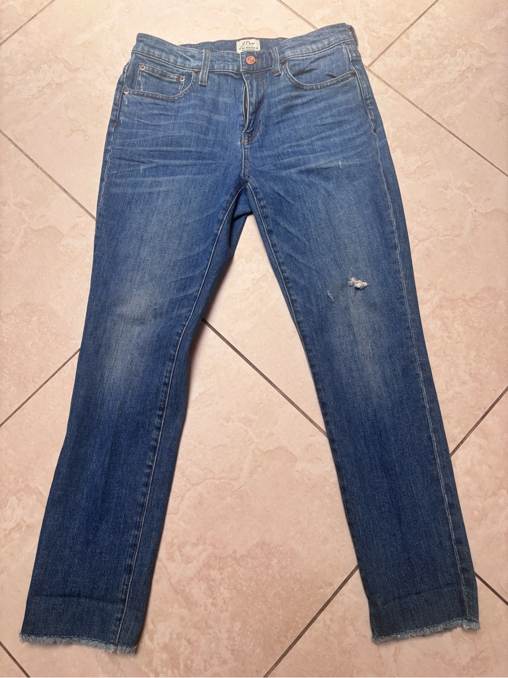 J Crew Slim Broken in Boyfriend jeans